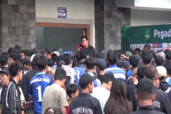 Tampil Minor di 2 Laga Home, Suporter PSIM Jogja Gelar Aksi Protes