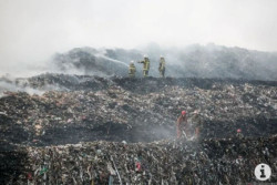 Selain TPA Putri Cempo, Kebakaran juga Melanda TPA Jatibarang Semarang