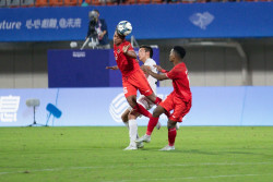 Sepak Bola Asian Games: Indonesia vs Chinese Taipei, Lawan 10 Pemain, Garuda Tak Berdaya