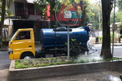 Tak Kunjung Hujan, DLH Sleman Optimalkan Penyiraman