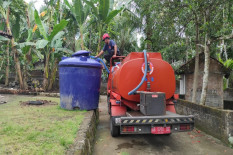 BPBD Sleman Sudah Dropping 54 Tangki Air Bersih ke Wilayah Kekeringan