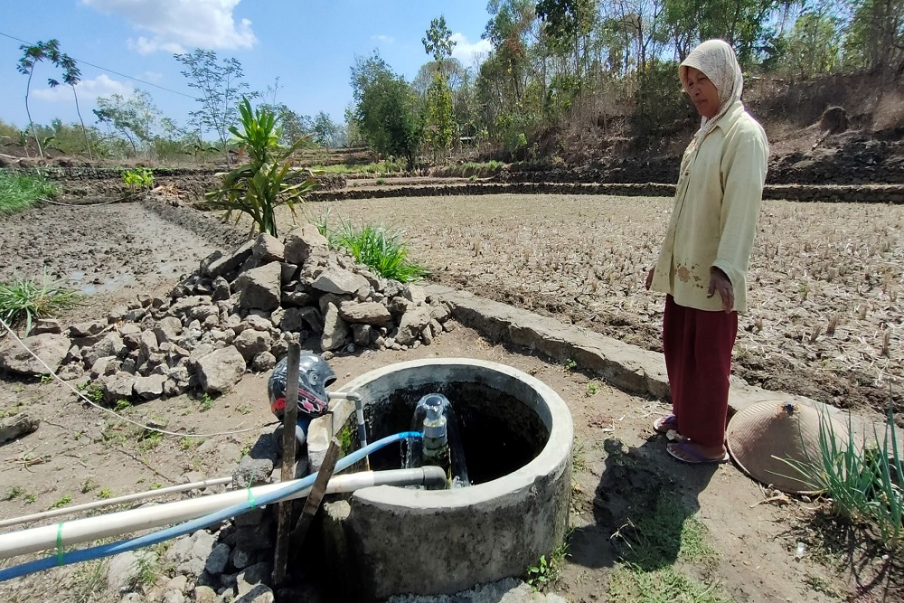 Unik! Sumur Bor di Semin Gunungkidul Mengalirkan Air 4 Tahun Tanpa Henti
