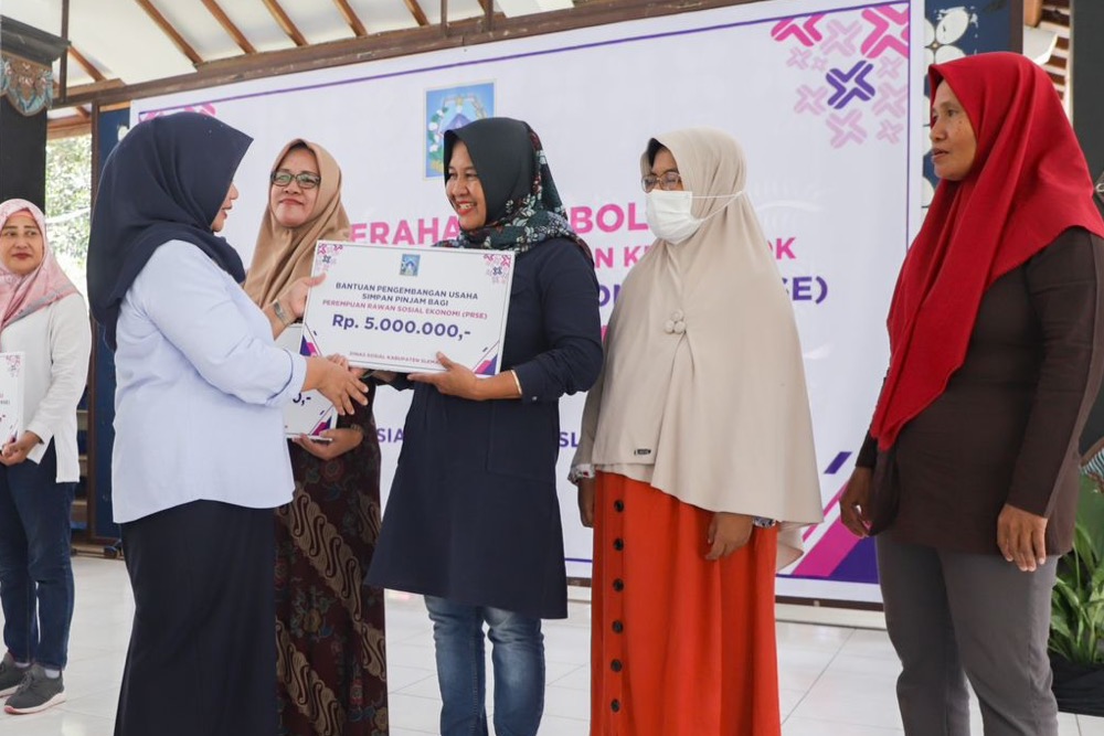 Pemkab Sleman Salurkan Bantuan untuk Perempuan Rawan Sosial Ekonomi, Segini Besarannya