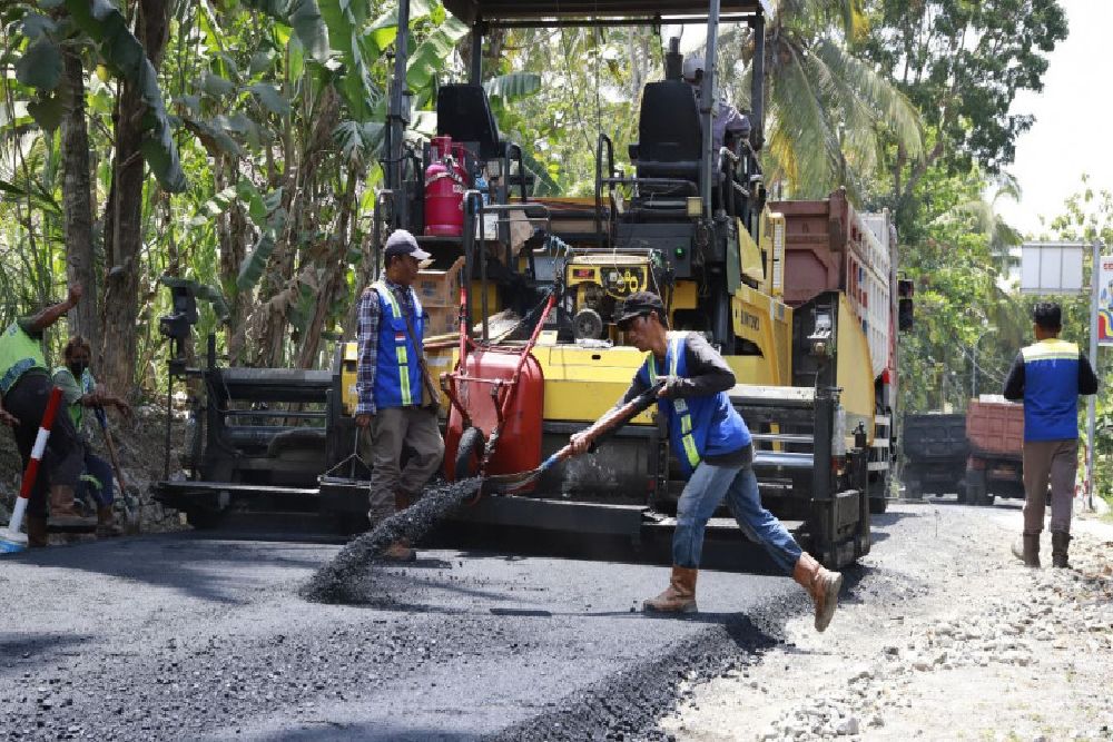 Perbaikan Jalan Bangunjiwo-Metes Telan Dana Rp7,35 Miliar
