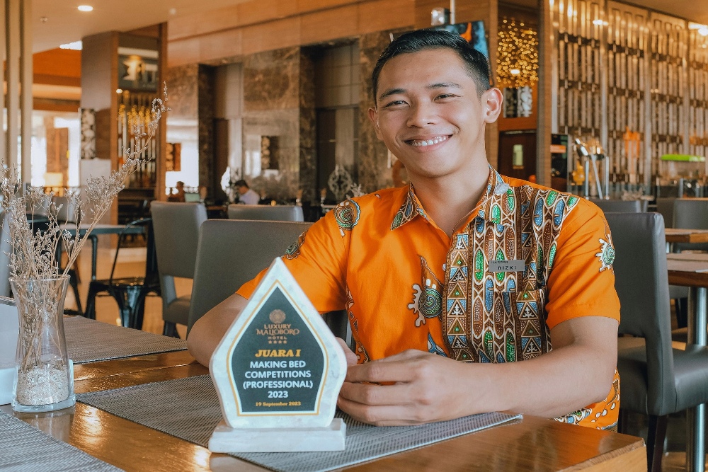 Hotel Harper Malioboro Yogyakarta Jadi Juara Lomba Making Bed Competition 2023