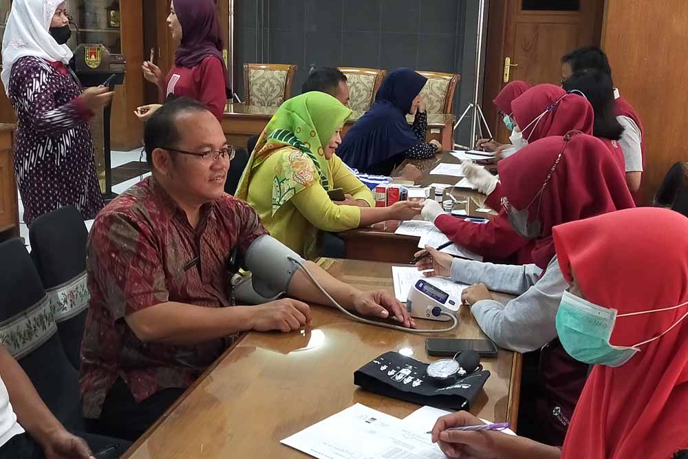 Duh, Diskrining Medis, Banyak ASN Pemkab Magelang Ternyata Alami Hipertensi
