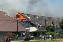 Bekas Gudang Tembakau Sorogedug Prambanan Terbakar, Begini Kronologi Kejadiannya