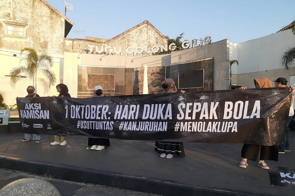 Peringatan Tragedi Kanjuruhan di Jogja, Massa Gelar Aksi Solidaritas