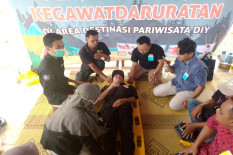 Pengelola Wisata di Gunungkidul Dilatih Penanganan Korban Kecelakaan