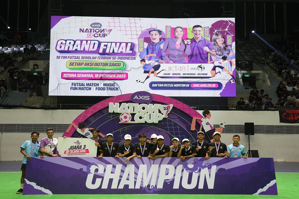 AXIS Nation Cup 2023: SMAN 11 Semarang Raih Juara Tiga