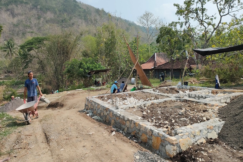 Rumah Relokasi untuk Korban Tanah Longsor Candirejo Mulai Dibangun