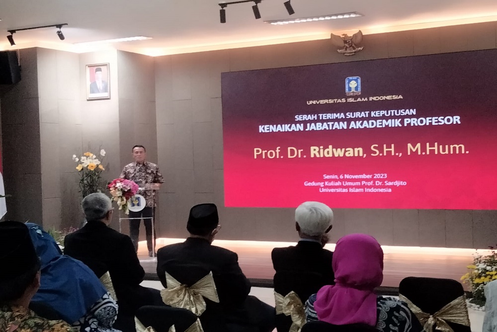 Suparman Marzuki Minta Profesor UII Ikut Bersuara Terkait Kondisi Hukum Indonesia