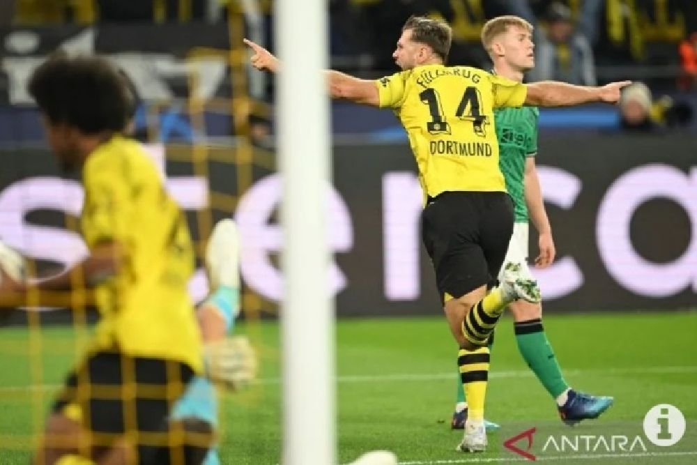 Liga Champions, Kalahkan Newcastle 0-2, Dortmund Puncaki Klasemen Grup F
