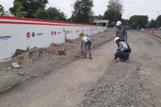 Progres Proyek Tol Jogja-Solo, Kontraktor Mulai Lakukan Pengecoran di Ring Road Trihanggo