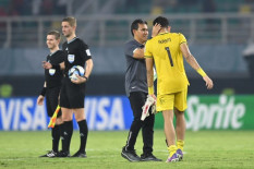 Sempat Alami Sakit Lutut, Kiper Indonesia Ikram tetap Berjuang Lawan Ekuador