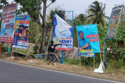 Baliho Caleg di Gunungkidul yang Melanggar Aturan Dicopoti, Ini Jadwal Penertibannya