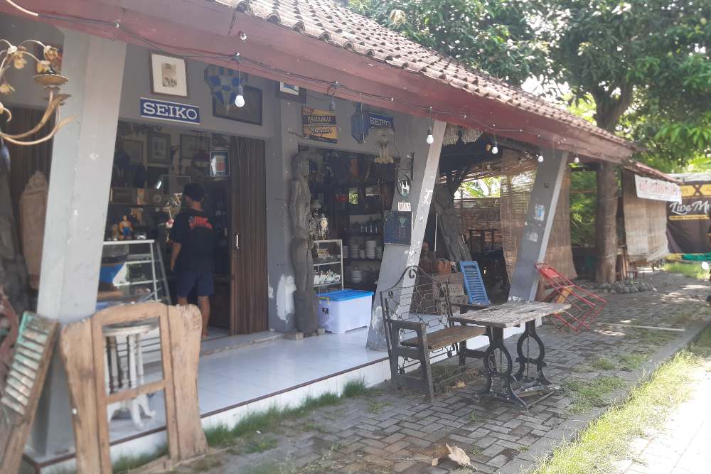 Lengang! Begini Kondisi Sepinya Pasar Seni Gabusan saat Tak Ada Event