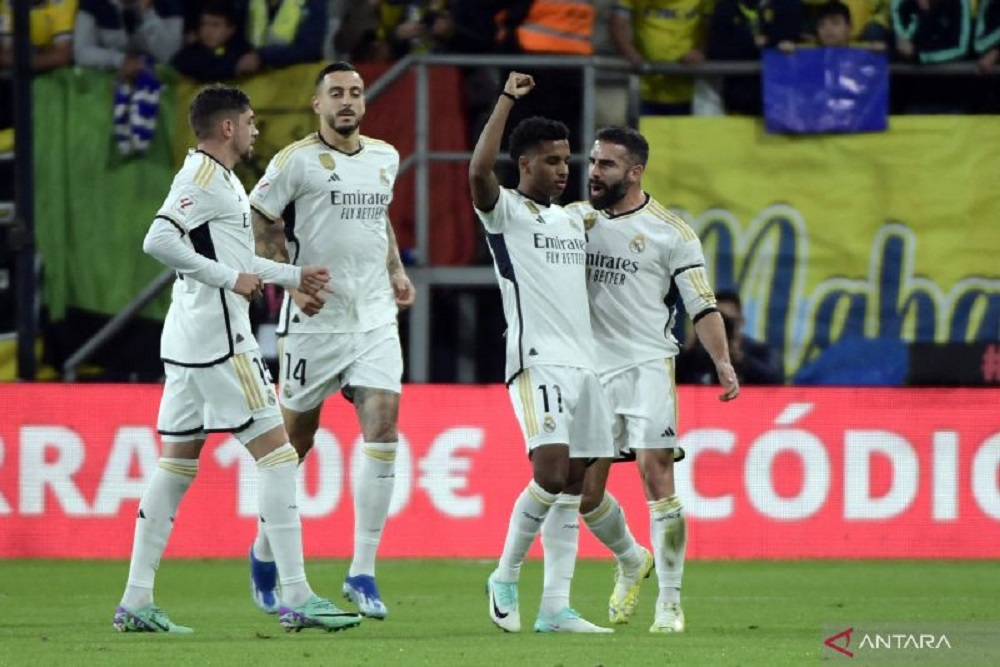 Hasil Cadiz vs Real Madrid: Skor 0-3, Rodrygo Cetak 2 Gol