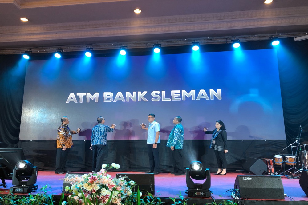 Bank Sleman Kini Dilengkapi Fasilitas Layanan ATM