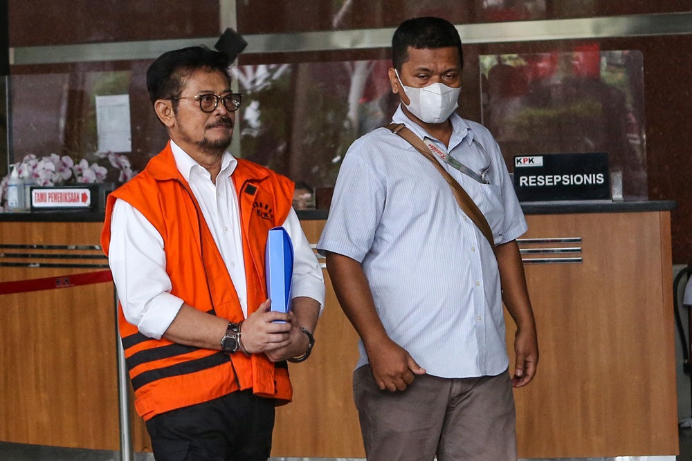 Lengkapi Penyidikan Firli di Kasus Pemerasan, Syahrul Yasin Limpo Kembali Diperiksa Bareskrim