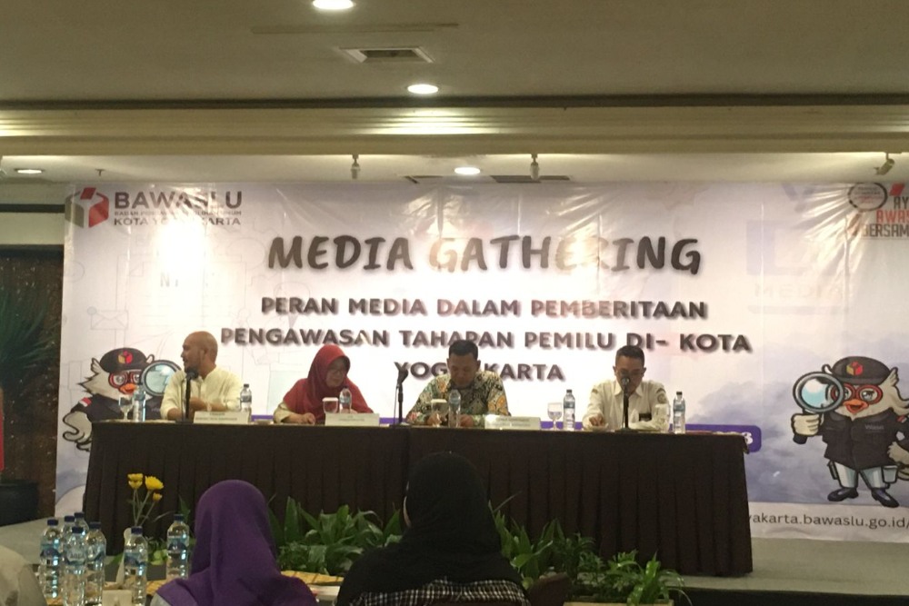 Kumpulkan Media, Bawaslu Jogja Minta Konten yang Edukatif dan Menjaga Kekondusifan