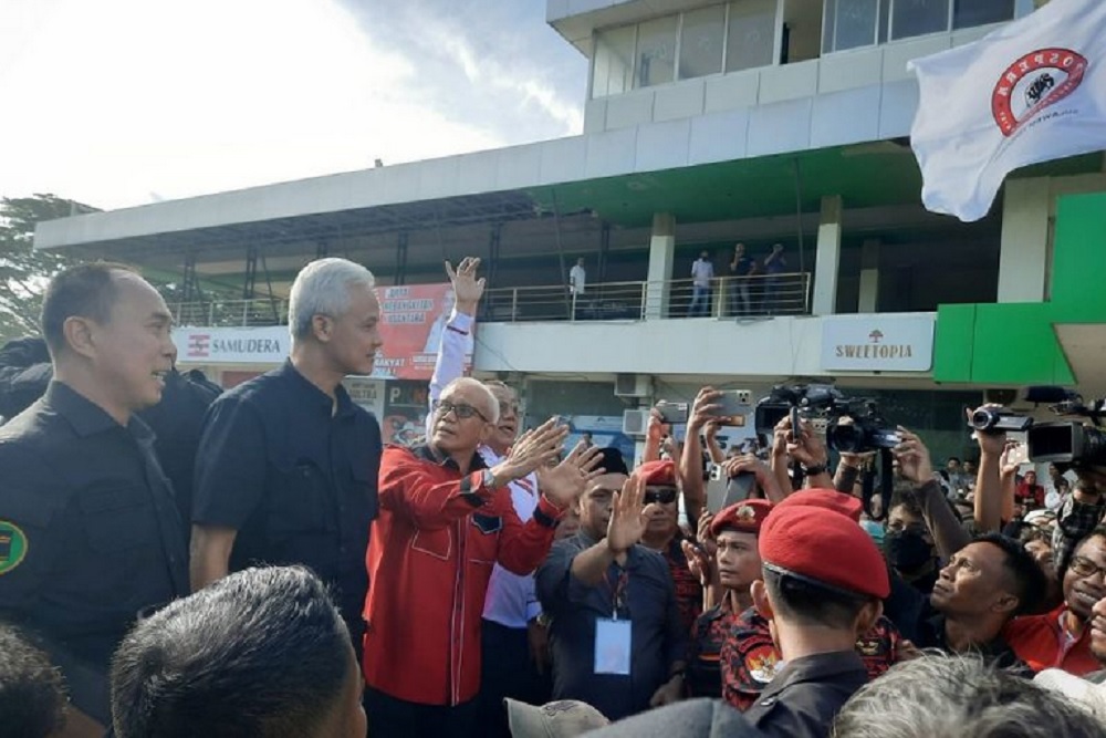 Kampanye Pemilu 2024, Ganjar Pranowo Bertemu Petani di Sulawesi Utara