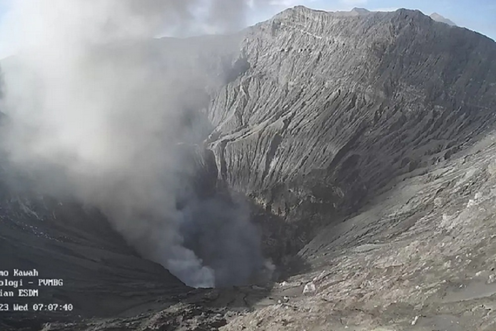 Gunung Bromo Keluarkan Asap Kelabu, PVMBG: Gejala Awal Erupsi