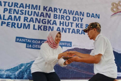 Peringati HUT ke-86, ANTARA Biro Yogyakarta Gelar Silaturahmi Karyawan dan Pensiunan