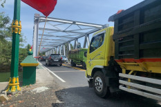Jembatan Glagah Dibuka Penuh, Motor sampai Angkutan Barang Bisa Lewat