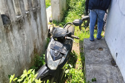 Barang Bukti Motor Curian Polres Kulonprogo Ditemukan di Embung Samas