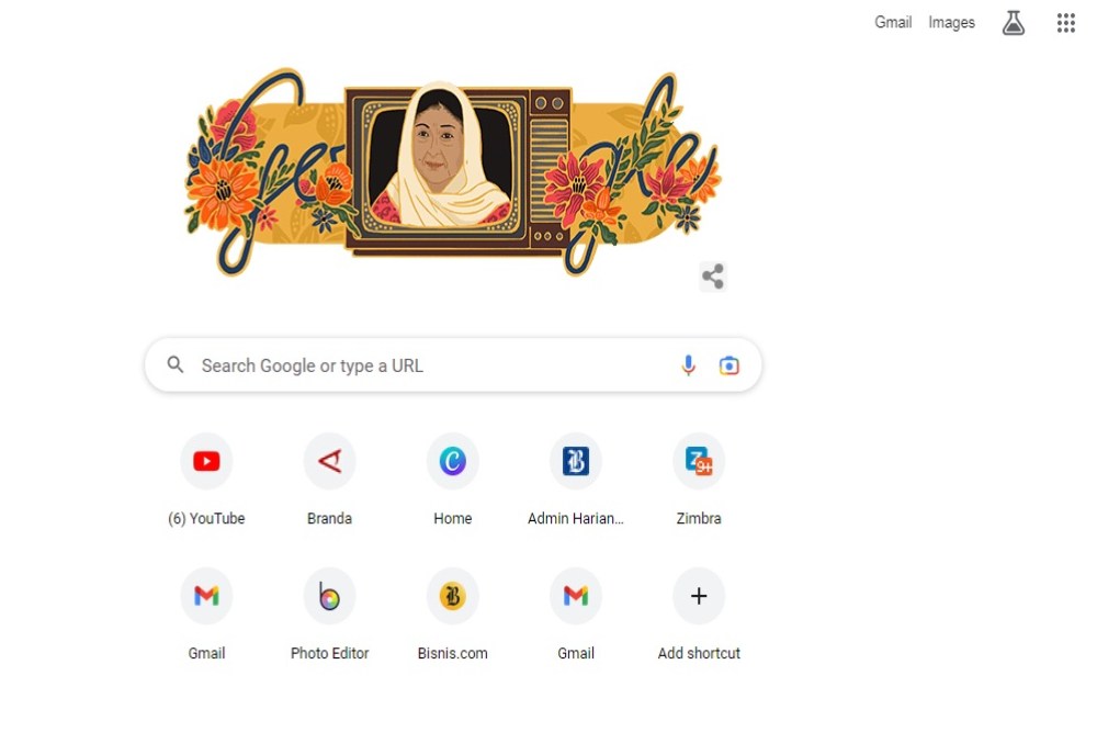 Google Doodle Hari Ini (29/1/2024) Tampilkan Pemeran Mak Nyak si Doel, Ini Alasannya