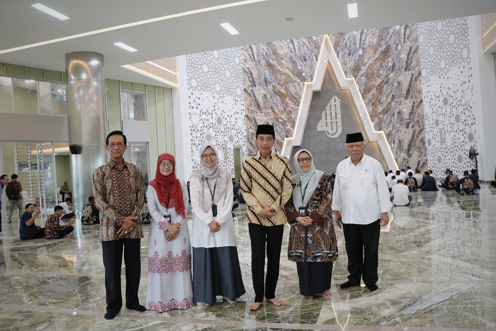 Presiden Joko Widodo Kunjungi Masjid Walidah Dahlan Unisa Yogyakarta