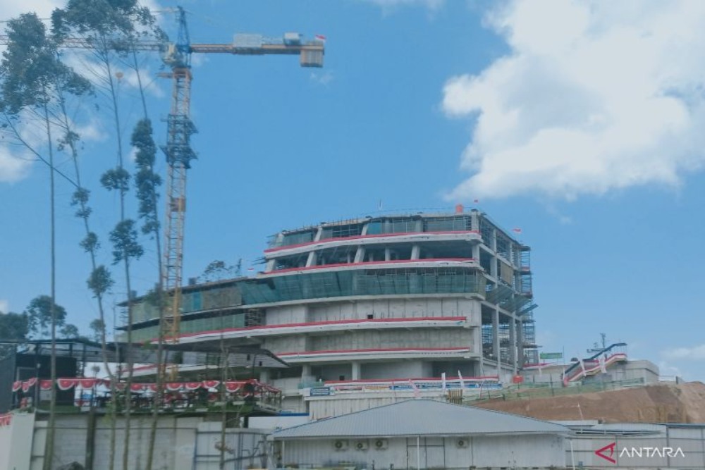 Sampai saat Ini, Pembangunan Istana Negara IKN 54,7 Persen