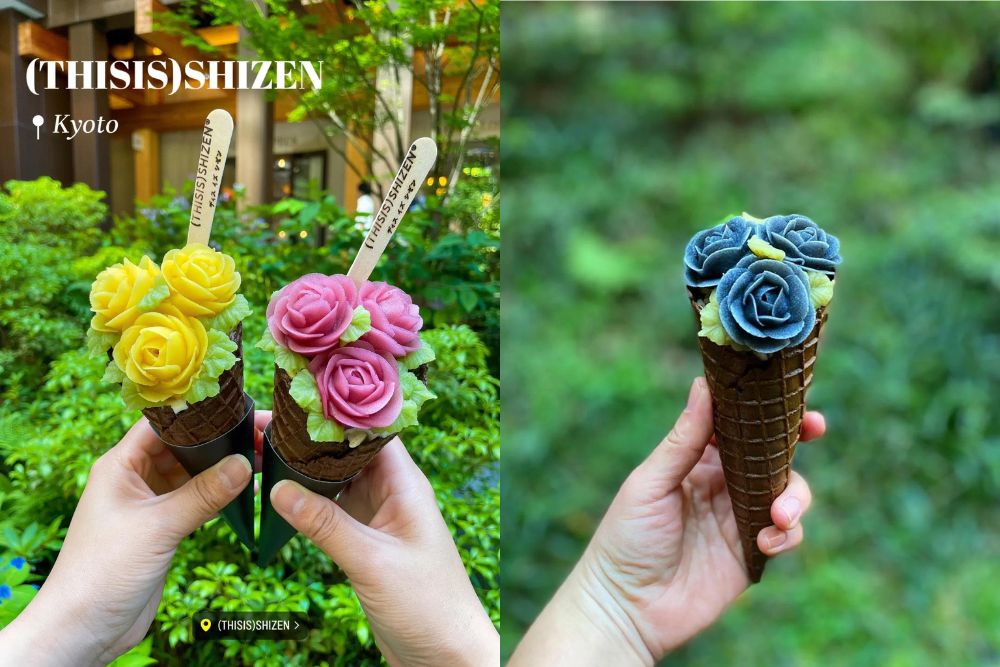Toko Es Krim di Jepang Ini Populer Setelah Sajikan Karangan Bunga yang Dapat Dimakan