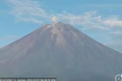 Gunung Semeru Lontarkan Abu Vulkanik Jumat Pagi Ini