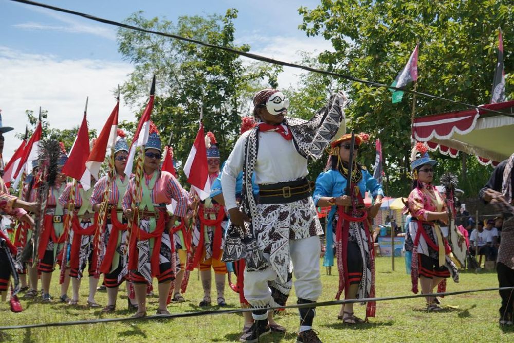Menangkan Prabowo-Gibran, Relawan Rejo Semut Ireng Gelar Festival Kesenian di Gunungkidul