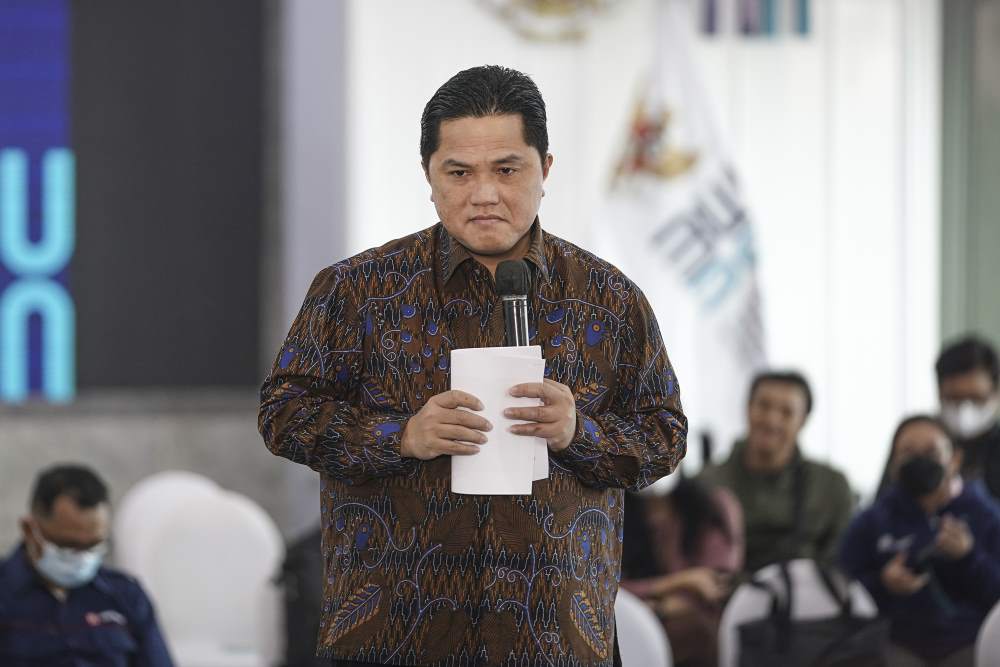 Erick Thohir Klaim Tak Ada Perpecahan Menteri di Tubuh Kabinet Indonesia Maju
