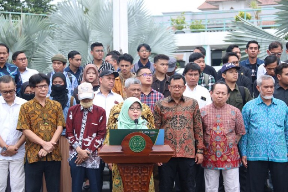 Dewan Guru Besar UMY Sampaikan Kritik ke Jokowi