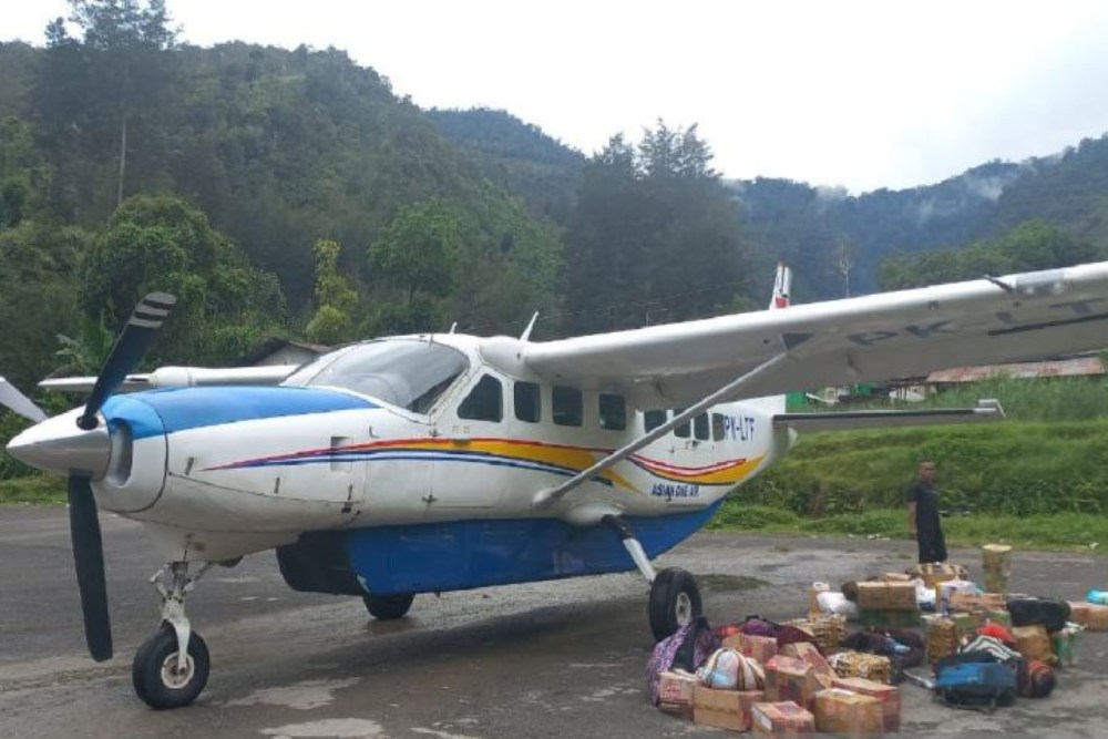 Pesawat Asian One Air Ditembaki di Beoga, Ini Penjelasan Kemenhub