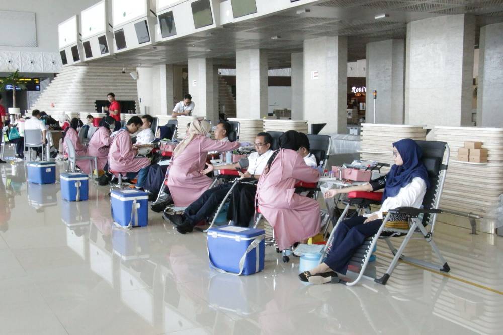 Bandara YIA Gelar Donor Darah Rayakan HUT Angkasa Pura ke-60