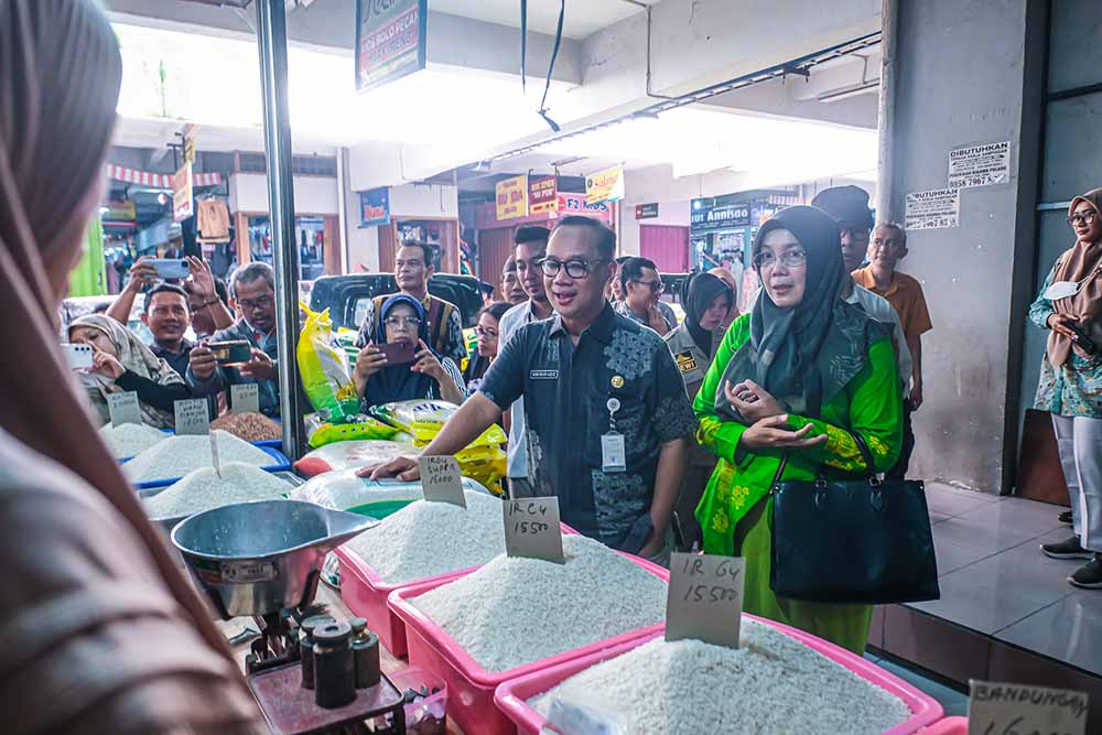 Operasi Pasar di Kota Magelang, Beras Dijual Rp10.900 Per Kg