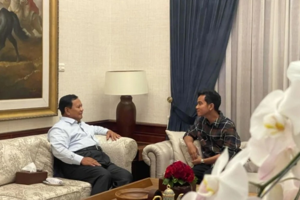 Ditanya Hasil Pertemuan dengan Prabowo, Gibran Justru Bergeming