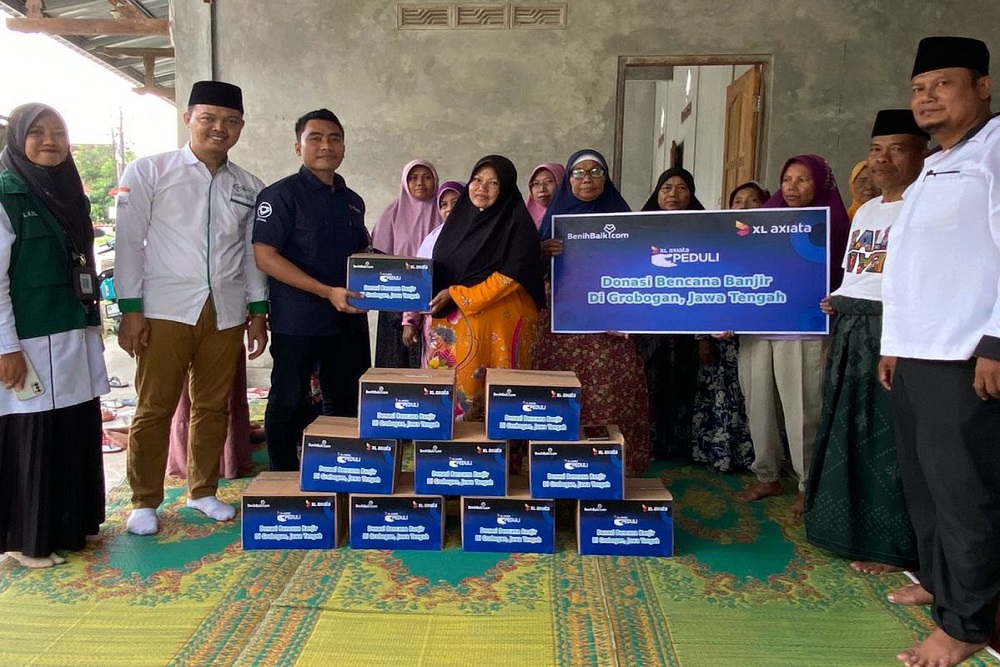 Peduli Korban Banjir di Jawa Tengah, XL Axiata Salurkan Donasi ke Grobogan, Demak, dan Kudus