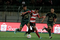 Madura United vs Persikabo, Laskar Sape Kerrab Menang Tipis 3-2