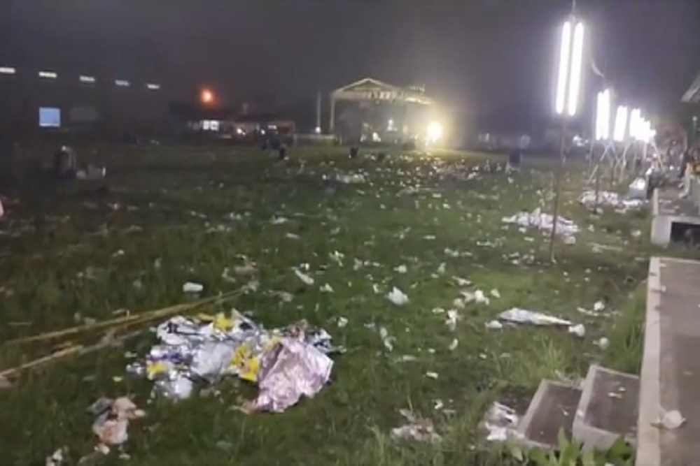 Viral Tumpukan Sampah di Lapangan Cepit Bantul Seusai Acara Selawatan, Ini Kata DLH