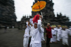 Menteri Muhadjir Hadiri Tawur Agung di Candi Pramban, Ini Rangkaian Nyepi Tahun Saka 1946
