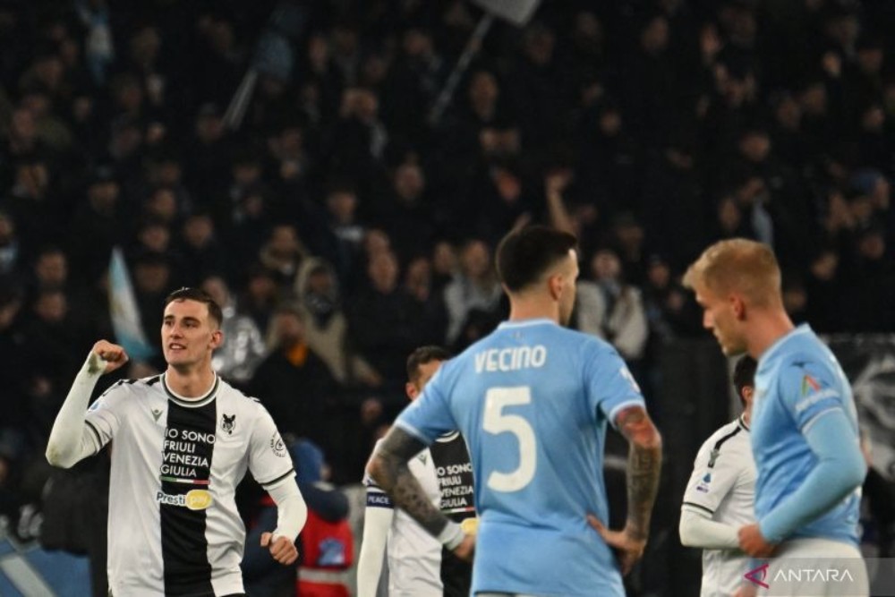 Hasil Lazio vs Udinese Liga Italia: Skor 1-2, Biancocelesti Gagal Raih Kemenangan di  Stadion Olimpico