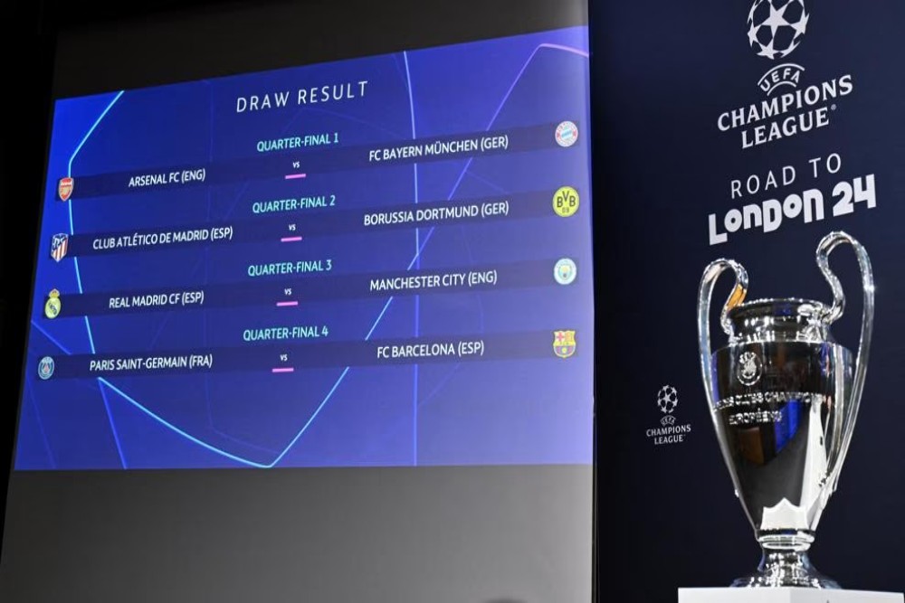 Hasil Drawing Perempat Final Liga Champions: Man City vs Real Madrid hingga Barcelona vs PSG, Tak Ada Tim 1 Negara Berhadapan