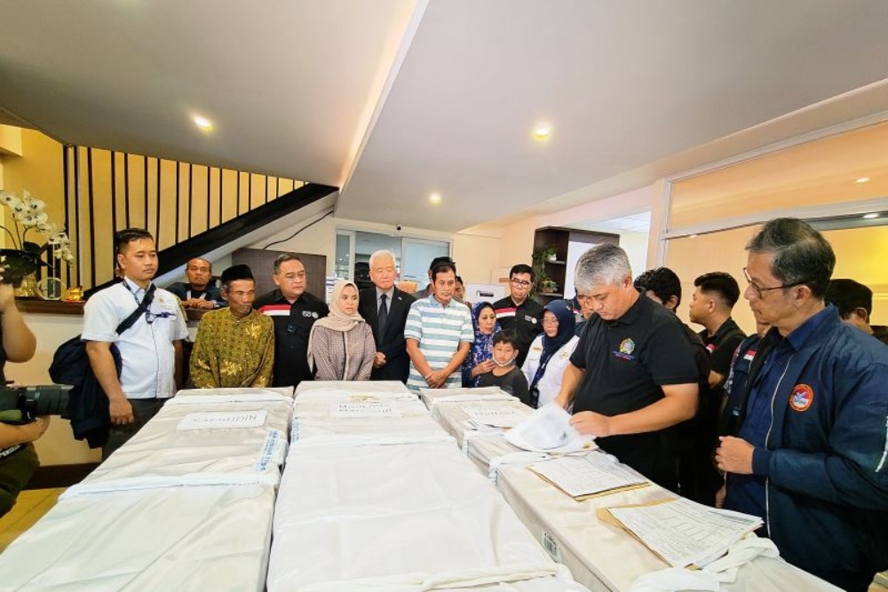 Tiga Jenazah Korban Kapal Terbalik di Korsel Tiba di Indonesia