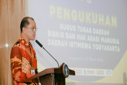 Gugus Tugas Daerah Bisnis dan HAM DIY Dikukuhkan, Ini Tugasnya